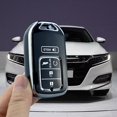 thumbnail image 4 of Key Fob Cover Compatible with Honda Accord Civic CRV HRV CRZ Fit Odyssey Passport Pilot Keychain Case Holder Protector,Black, 4 of 7