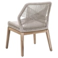 thumbnail image 4 of Pemberly Row 19" Rope Weave Outdoor Dining Chair in Gray (Set of 2), 4 of 8