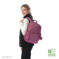 thumbnail image 2 of TOTTO Mochila Mediana para Mujer Porta Laptop 14 Repelente a Líquidos | Escuela - Oficina - Viaje |  vino M, 2 of 7