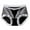 Black, variant on Women's Lace Trim High Waisted Lightweight Summer Full Coverage Soft Breathable Panty (Grey, M)
