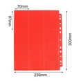 thumbnail image 4 of HILABEE Classeur d'Album de Cartes de Jeu 50 Pcs 900 Pochettes Transparentes pour Carte Ccg, Protection Rouge, 4 of 8