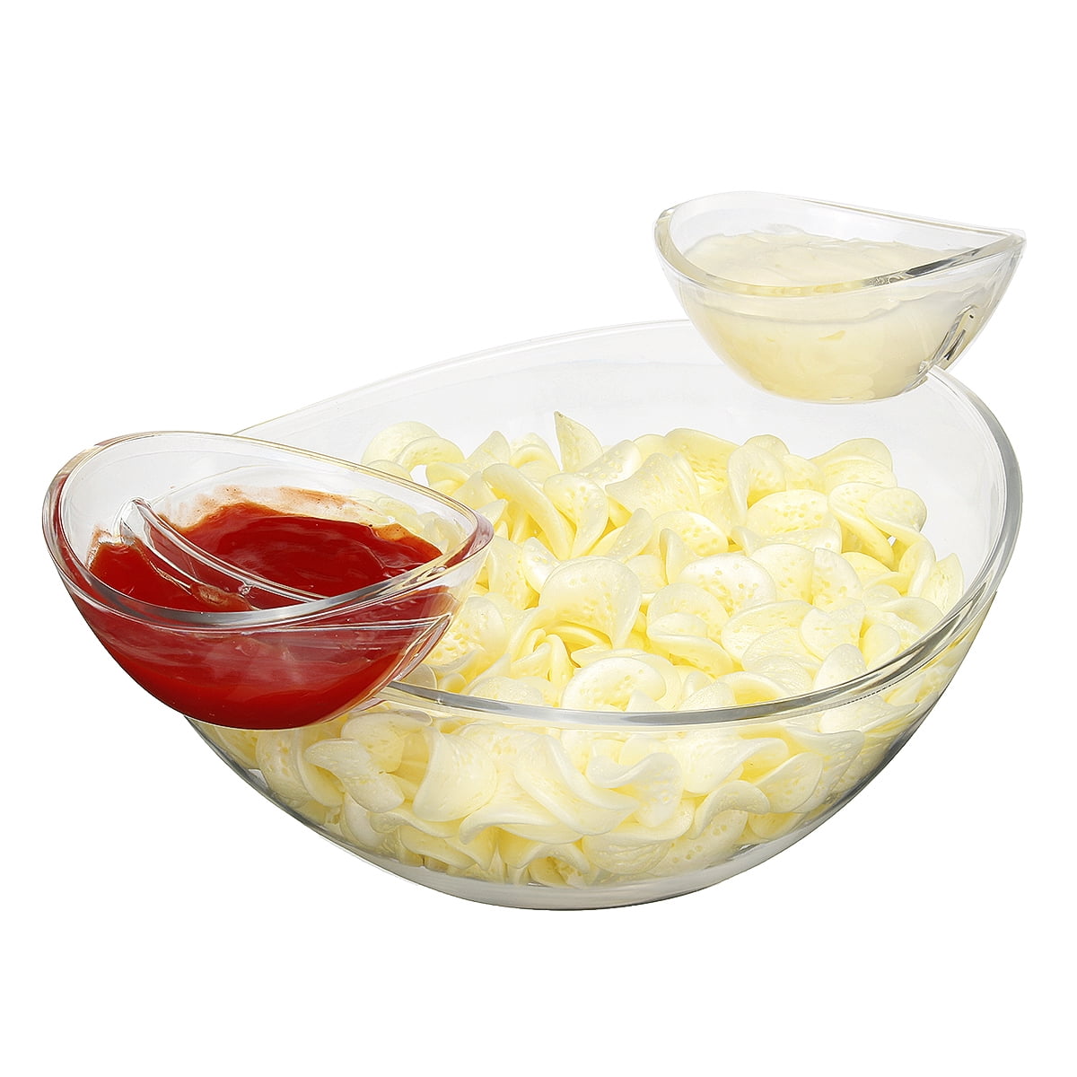 Chip and Dip Plate, Appetizer Platter Great for Chips, Dips, Salad