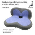 thumbnail image 2 of Gel Seat Cushion for Long Sitting, Seat Cushion for Office Chair, Gel Chair Cushion for Desk Chair, Pressure Relief Gel Cushion Firm Coccyx Cushion for Back Tailbone Relief EFINNY, 2 of 2
