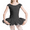 Black, variant on Keyhole Back Tutu Dress - Girls