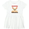 thumbnail image 3 of Inktastic Protected by a Chihuahua Girls Baby Dress, 3 of 5
