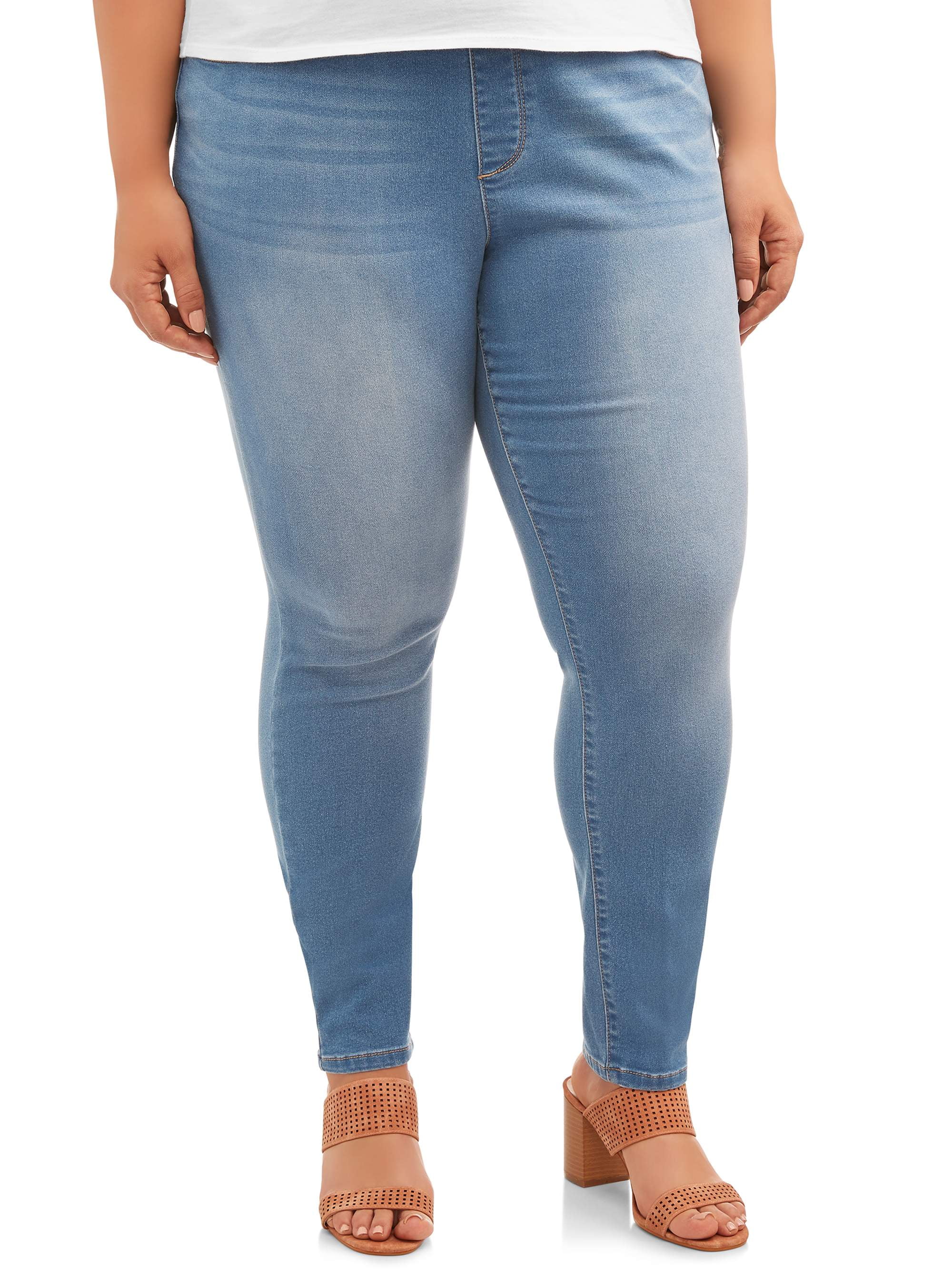 knit jeans plus size