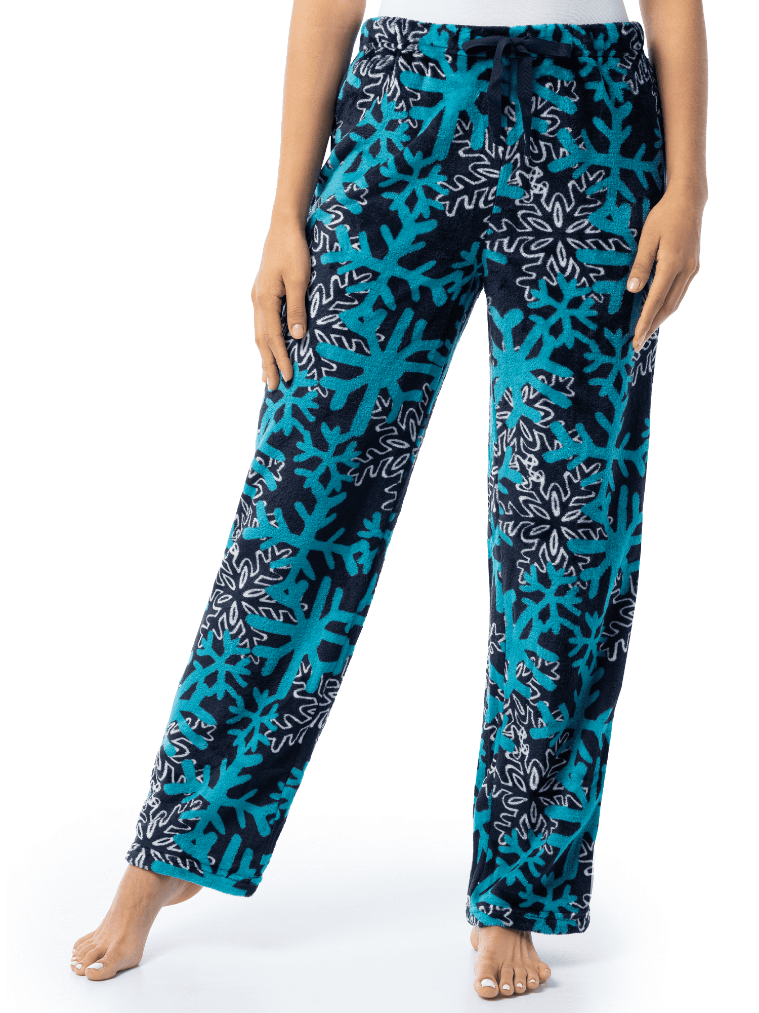 Fruit of the Loom Women's Beyond Soft Long Sleeve Top & Fleece Bottom Pajama Set, Sizes S-4X