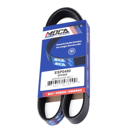 MOCA AUTOPARTS 6PK965 Serpentine Belt Fit for 2013-2023 Mazda Cx-5 2.0L & 2011-2018 Porsche Cayenne 3.0L & 2011-2015 Volkswagen Touareg 3.0L