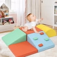 thumbnail image 7 of Foam Climbing Blocks for Toddlers and Preschoolers - Soft Climbing Indoor Set - Active Play Set for Climbing, Crawling, and Sliding, 5PCS, 7 of 7