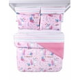Heritage Club Magical Unicorn Bed in a Bag Set, Full, Pink