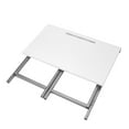 thumbnail image 4 of Idea Nuova Urban Shop Folding Computer Desk with Tablet Slot White, 4 of 5