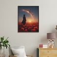 thumbnail image 4 of Paint By Numbers Kit for Adults Beginner - DIY Man Poppies Sunset Night Sky Canvas Painting Kits for Adults, Frameless Paint By Number for Adults for Home Wall Decor 16x20 Inch, 4 of 7