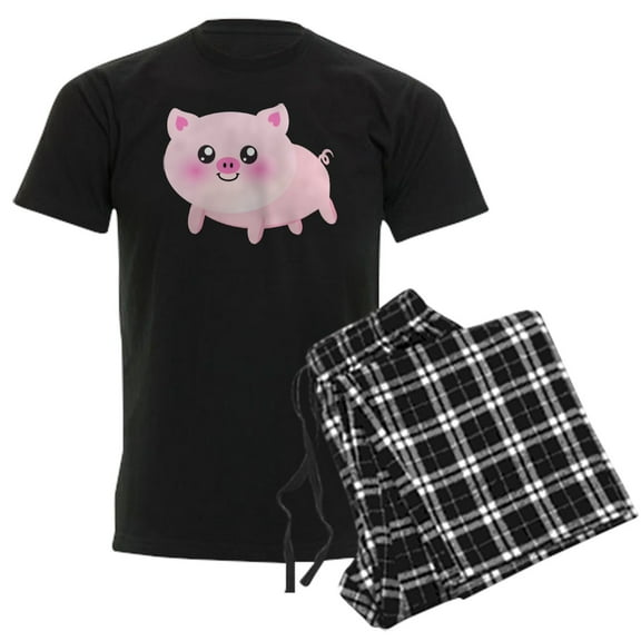 CafePress - Cute Pig Pajamas - Men's Dark Loose Fit Cotton Pajama Set
