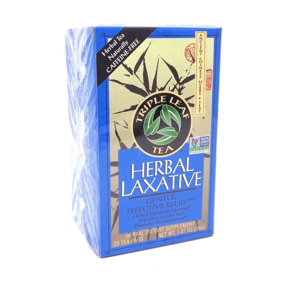 Triple Leaf Tea, Herbal Laxative, 20 Tea Bags