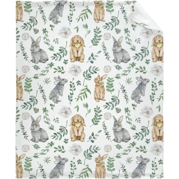 Rabbit Throw Blanket is Super Soft and Warm,The Lightweight Flannel Blanket is for All-Season Use,A Great Choice for Gifts 40"x30"for Pet