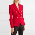 thumbnail image 5 of Womens Blazer, Comdrip Spring and Autumn New Solid Color Fashion Leisure Suit Short Coat Woman Business Blazer for Women Red L, 5 of 7