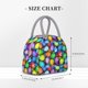 thumbnail image 2 of Disketp Colorful Easter Eggs1 Bolsa Térmica para Almuerzo, Lonchera con Abertura Amplia y Gran Capacidad, Organizador Reutilizable para Mujeres, Hombres y Adultos, 2 of 6