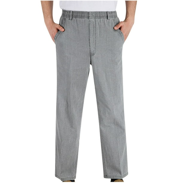 Mens lightweight casual sale trousers