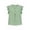 Green, variant on Girls Shirt V Neck Ruffle Sleeve Green T Shirts for Girls Casual Base Shirts for Kids 5-6 Years