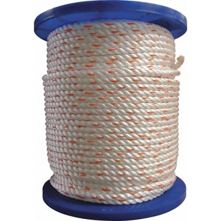 Boat Anchor Rope - 50 ft x 1/4 inch - Double Braided Nylon Anchor