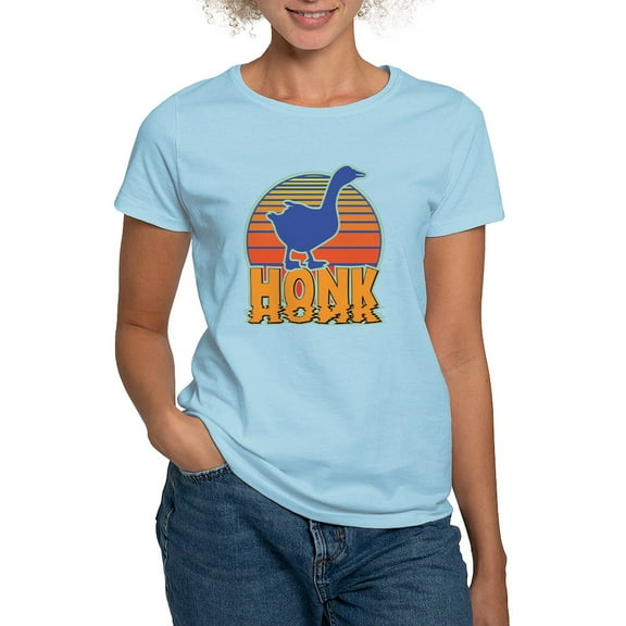 CafePress - Honk The Goose Women's Classic T Shirt - Women's Classic T-Shirt