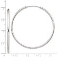 thumbnail image 3 of Sterling Silver 2mm Hoop Earrings, 3 of 3