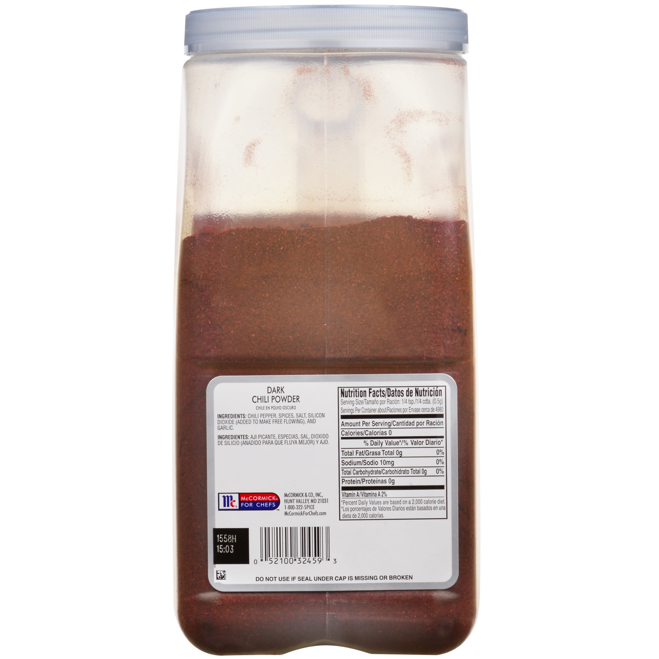 McCormick Culinary Kosher Dark Chili Powder, 5.5 lb Jug