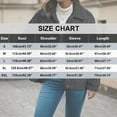 thumbnail image 3 of Coat for Women, Yigetop Winter Fleece Heating 2025 Jacket for Women Button Down Stand Collar with Pockets Coats Winter Jackets for Women Light Ashy M, 3 of 7