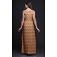thumbnail image 3 of Bimba Ikat Printed Women Sleeveless Gown Chic Style Long MaxiÂ&nbsp;Dress-Large, 3 of 6