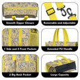 thumbnail image 3 of Teacher Tote Bag,Pioneer Flower Floral Print Pattern Teacher Utility Tote Bag,Large Work Tote Bags for Women with Multiple Pockets,Top Zipper Closure,13.8x10.6x6.7 Inch, 3 of 5