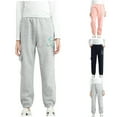 thumbnail image 4 of Atogsazn Spring Sweatpants for Girls Children's Jogger Elastic Waist Pants Casual Loose Clothes Gray 12-13 Years, 4 of 4