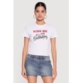 thumbnail image 2 of Women's Kiss Me Its My Birthday Graphic Tee, 2 of 4