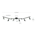 thumbnail image 5 of Globe Electric Payton 6-Light Painted Black Foldable Track Lighting Kit, 59693, 5 of 5