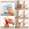 thumbnail image 4 of Vintage Real Natural Wood Tree Branch Wall Hook, Wall Mounted Handmade Hook Set, Rustic Decorative Wood Adhesive Strong Suction Hooks for Coat Key Holder (Width 2 - 3 cm) (6 Pieces), 4 of 7
