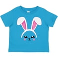 thumbnail image 3 of Inktastic Happy Easter Cute Pink Bunny Face Boys or Girls Toddler T-Shirt, 3 of 5