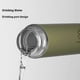 thumbnail image 3 of 10.8 oz/320ml Vacuum-Insulated Stainless Steel Water Bottle with Secure Lid, Leak-Proof-Yellow 26-27s, 3 of 4