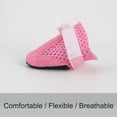 thumbnail image 6 of Dog Shoes Water Resistant Pet Dog Boots Breathable Comfortable Anti-slip Paw Protectors Pink 4pcs, XL, 6 of 7