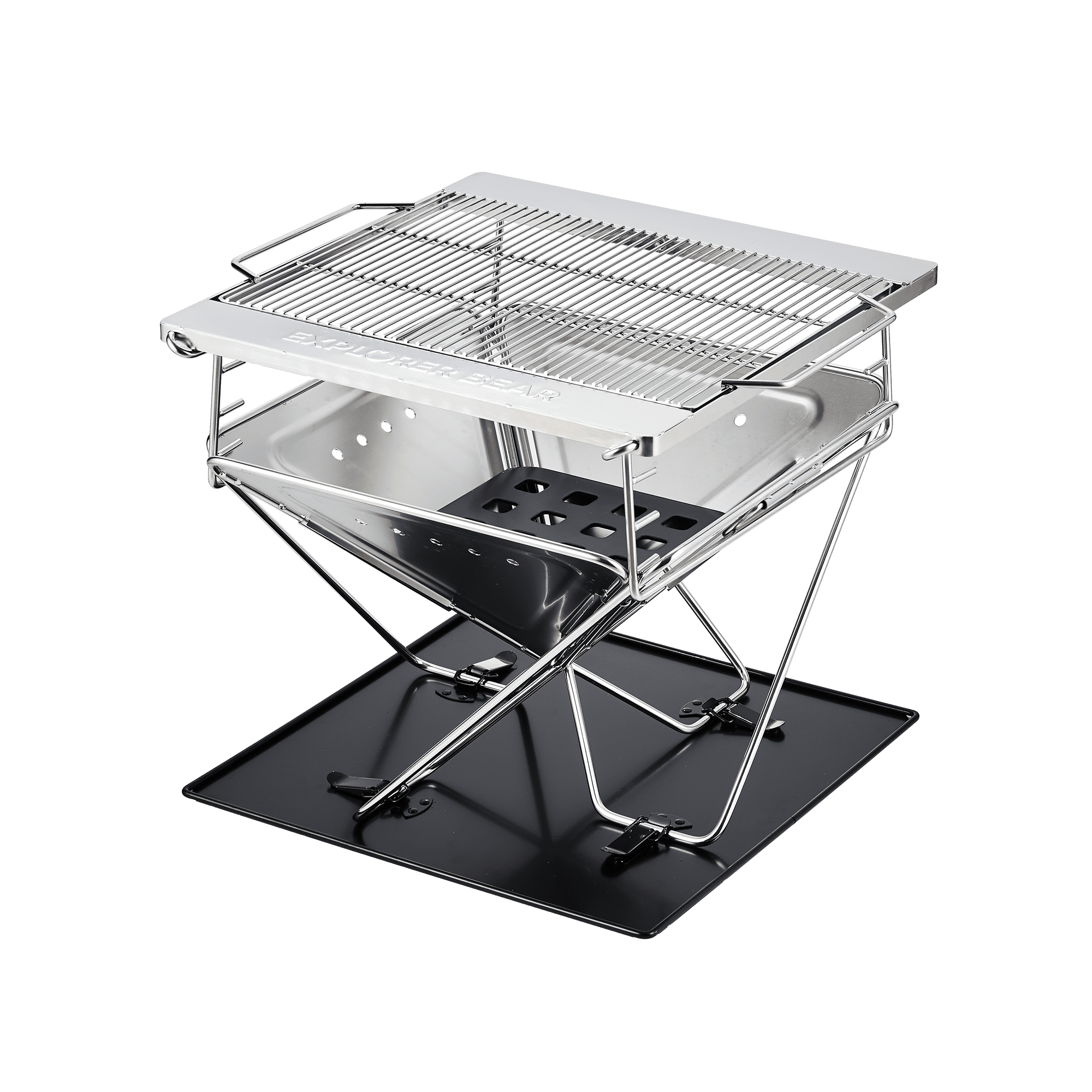 [Coleman]SLIM 4-FOLDING TABLE＆BBQグリル スリム四折 BBQ テーブル用グリルラックの通販｜キャンプ用品の