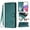 Dark Green, variant on for Samsung Galaxy Note 10 Plus Phone Case Wallet protective case, leather Cover with magnetic closed credit card slot shockproof protection phone case