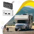 thumbnail image 4 of Scienceny USB para coche, cargadores portátiles ligeros, piezas de repuesto de carga, enchufes dobles, accesorios para autocaravanas Accesorios para vehículos recreativos Plata Scienceny VI018550-02B, 4 of 6