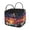 Black Tropical Sunset Print, variant on Bulopur White Cactus Print Quilted Laundry Basket Foldable Storage Basket with Handles Desert Laundry Baskets for Home Decorative Organization for Bedroom Bathroom