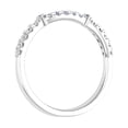 thumbnail image 2 of 1/4 Carat Round Diamond Wedding Band Ring in 10K White Gold (Ring Size 5.25) (I1-I2 Clarity), 2 of 4