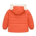 thumbnail image 4 of XBASW Baby Toddler Girls Boys Ear Hooded Jackets Winter Coat Fleece Warm Outerwear Kids Cotton Jacket for 1-8Y, 4 of 11