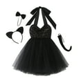 thumbnail image 1 of WEAIXIMIUNG Robes pour Enfants 12-14 Ans Été Filles Sans Manches Animaux Dessin Animé Robe Tutu en Maille Fête 2-4 Ans, 1 of 9