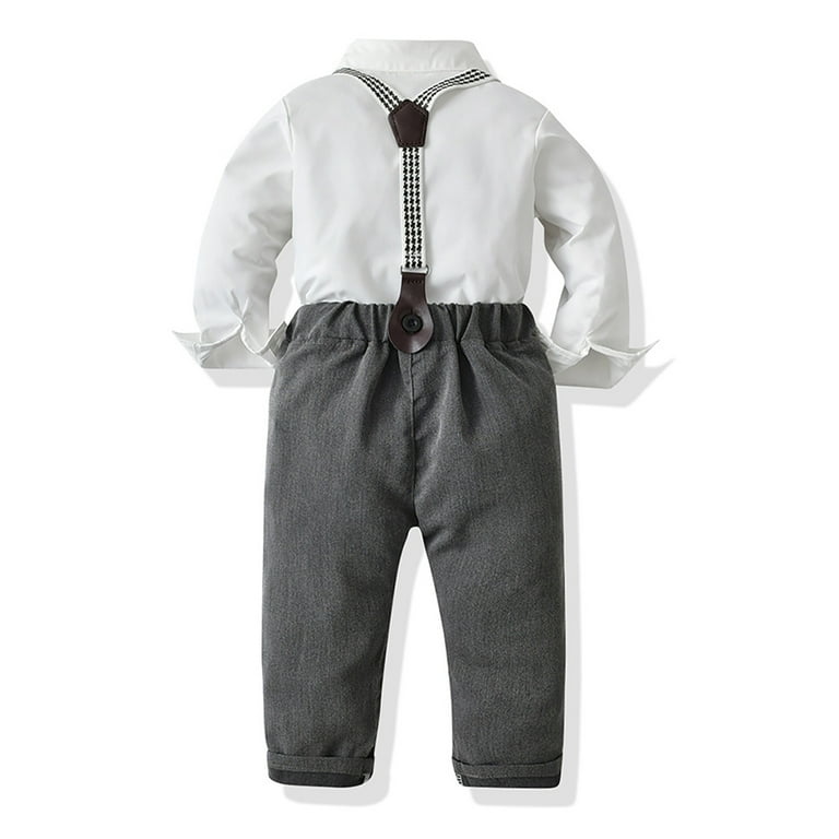 Quealent Baby Boy Dress Clothes Baby Boys' Pants Sets Baby Boy