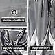 thumbnail image 2 of Shower Curtain 180 x 180 cm, Waterproof and Mildew Resistant Polyester, Wavy Pattern, Black and White with Gradient Colors, 2 of 4