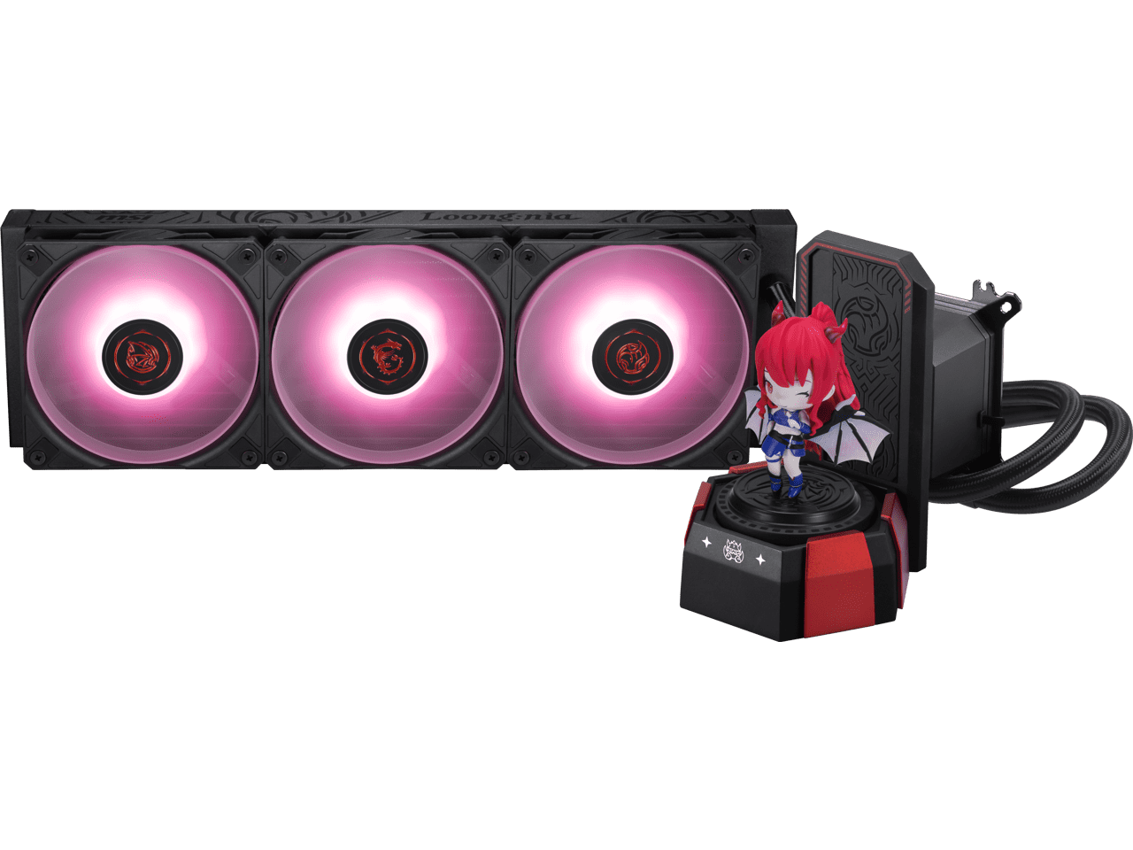 MSI CORELIQUID A17 MLG Edition - AIO ARGB CPU Liquid Cooler - 360mm Radiator - LGA 1851 and AM5 Ready - Triple 120mm ARGB PWM Fans - Uni Bracket - Exclusive MLG Figure