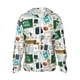 thumbnail image 1 of Fotbe Back To School A Chaqueta con Protección Solar UPF 50+ para Hombre y Mujer, Camisa con Capucha y Bolsillos-X-Large, 1 of 7