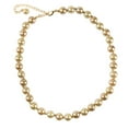 thumbnail image 2 of Classic Iridescent Champagne Glass Pearl Strand Necklace - Elegant Fashion Jewelry Necklace, 2 of 6