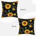 thumbnail image 3 of Kll Flower Decorative Throw Pillow Covers Velvet Soft For Couch Sofa Bedroom Living Room Outdoor -18"X18", 3 of 8